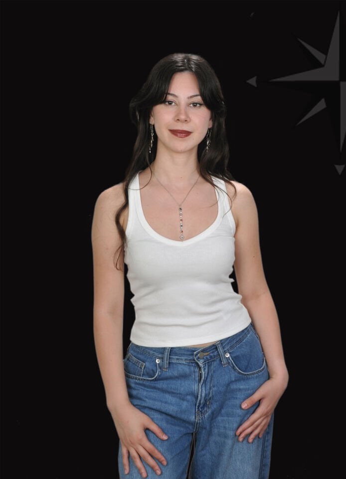 Pusulam V Yaka Fitilli Temel Atlet Ecru