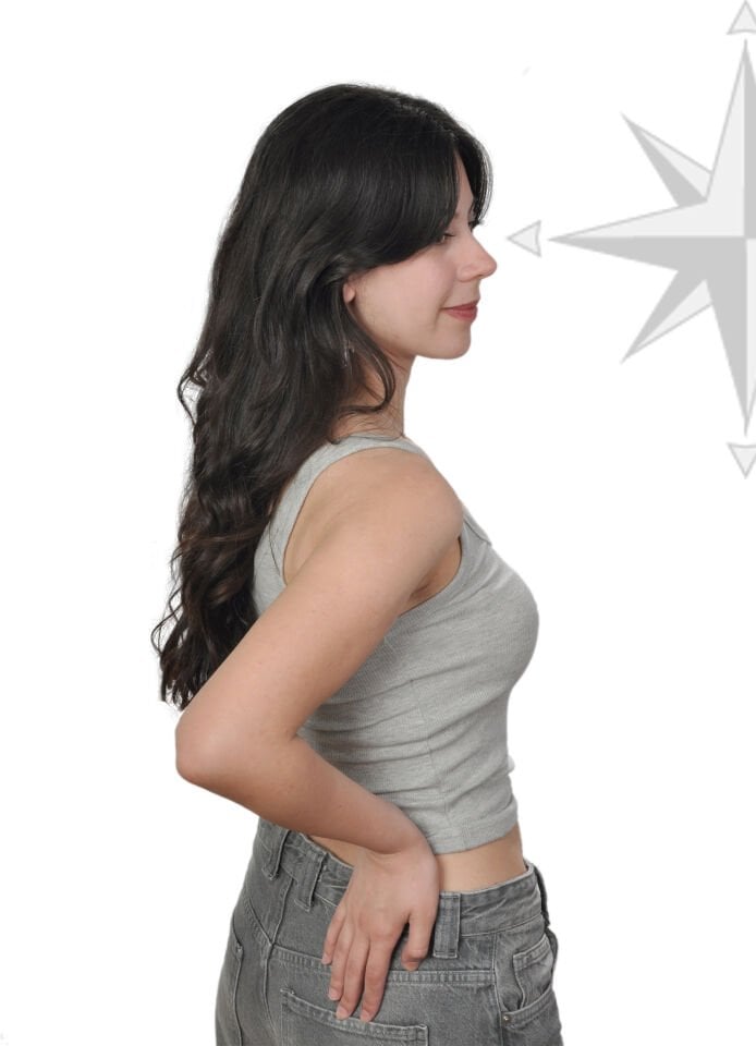 Gri Melanj Basic Strech Atlet Fitted Vücuda Oturan Fitilli Kesim